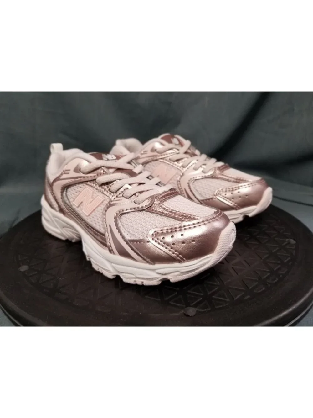 New Balance 530 BUNGEE LACE (PS) Sneakers Pink P5302ZV Girls Size 12 NEW NO BOX